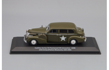 CADILLAC Series 75 Fleetwood V8 Limousine - 1939 15th Army (Patton Museim), USA 1951 из серии Samochody Wojskowe Ii Wojny Światowej