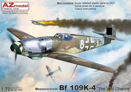 Сборная модель Bf 109K-4 „The Last Chance“