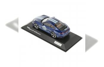 PORSCHE 992 Sport Classic (Gentian blue metallic, black/cognac)