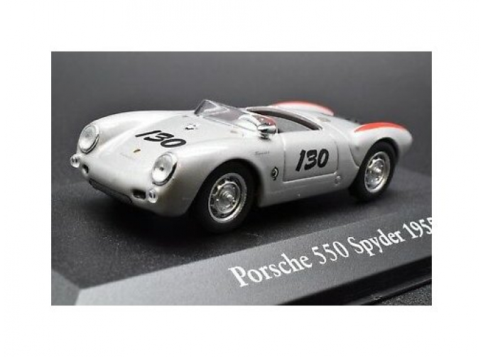 PORSCHE 550 Spyder 1955 #130, silver