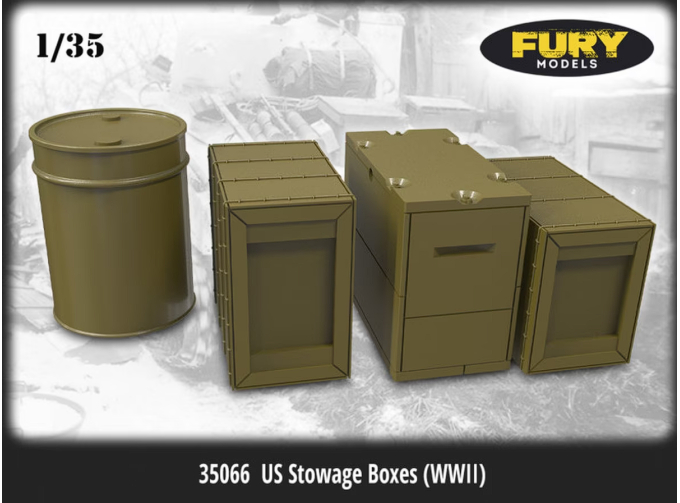 Ящики для хранения / US Stowage Boxes (WWII) (8pcs)