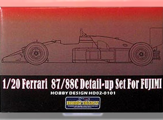 Набор для доработки FERRARI F1 87/88C Detail-up Set для моделей Fujimi