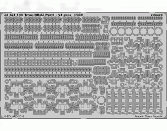 Фототравление для USS Texas BB-35 pt 1 - AA guns