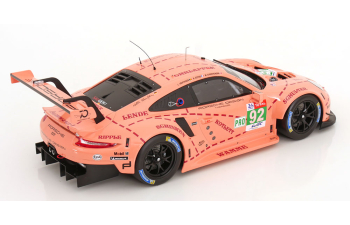 PORSCHE 911 (991) RSR Pink Pig №92 Winner LMGTE-Pro Class 24h Le Mans, Christensen/Estre/Vanthoor (2018), pink