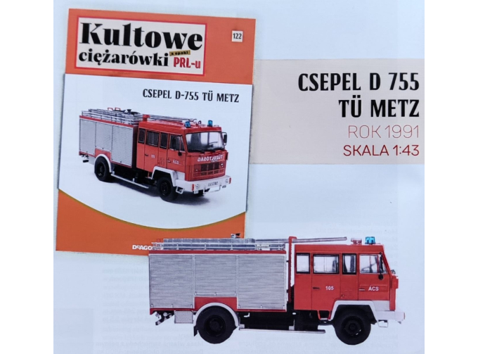 Csepel D 755 TU Metz, Kultowe Ciezarowki PRL-u