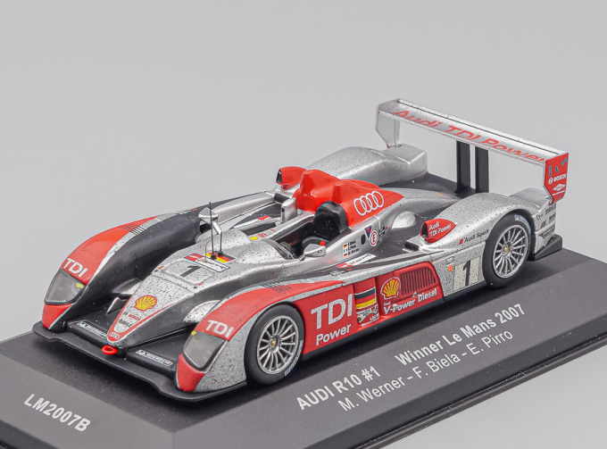 AUDI R10 #8 "Audi Sport" F.Biela - M.Werner - E.Pirro Winner LM (2006), silver