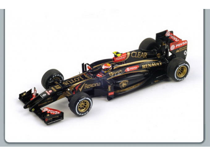 LOTUS F1 Team Renault E22 №13 (Pastor Maldonado), black