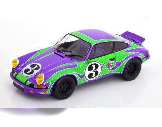 PORSCHE 911 RSR No 3 Hippie Tribute (1973), purple green