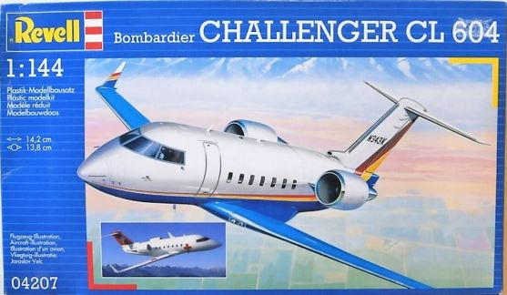 Сборная модель Bombardier Challenger CL604