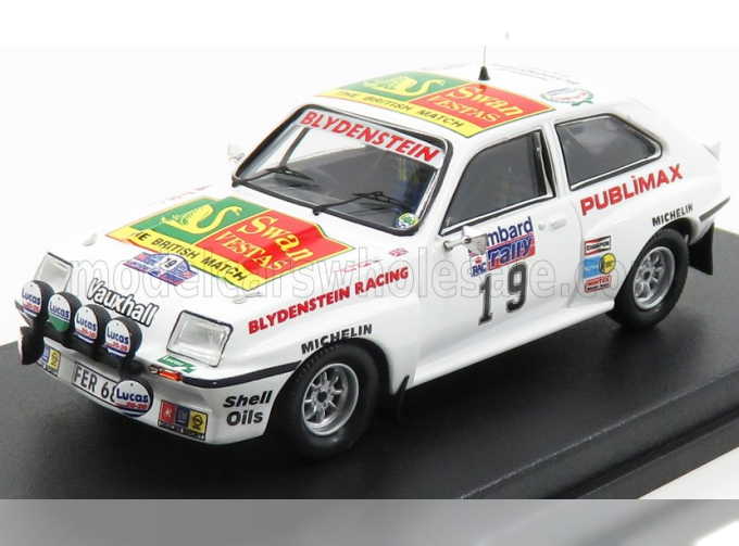 VAUXHALL Chevette Hsr (night Version) №19 Rally Rac Lombard (1982) T.Kaby - M.Nicholson, White