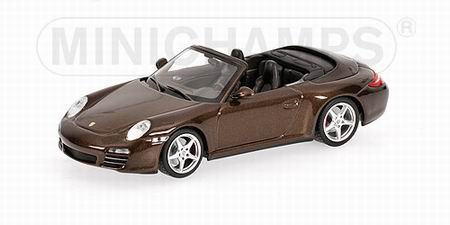 PORSCHE 911 CARRERA CABRIOLET 2008, brown metallic