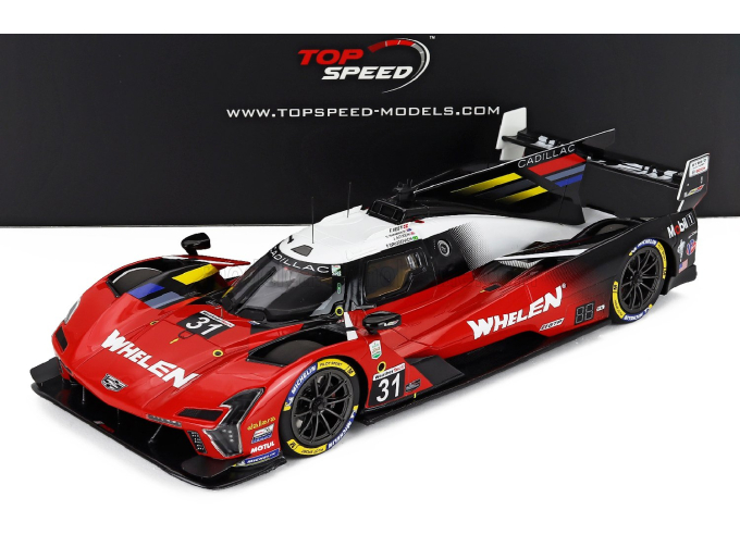 CADILLAC V-series R 5.5l V8 Team Cadillac Whelen N 31 Imsa 24h Daytona (2025) Jack Aitken - Earl Bamber - Felipe Drugovich - Frederik Vesti, Red Black