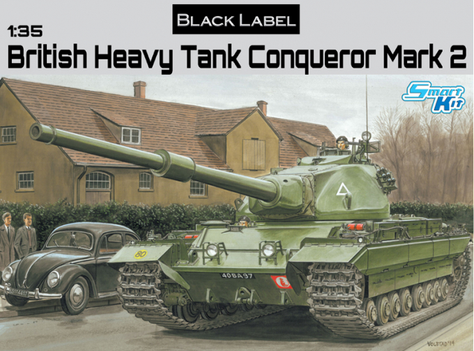 Сборная модель Британский тяжелый танк Conqueror MK.II