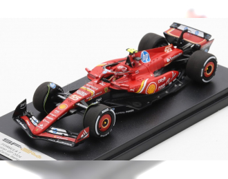 FERRARI F1 Sf-24 Team Scuderia Ferrari №55 Winner Mexico Gp (2024) Carlos Sainz, Red White Black