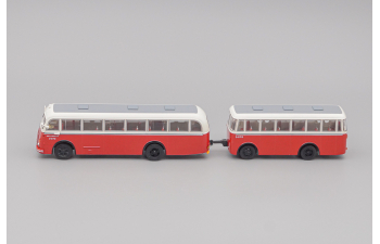 Автобус SKODA 706 RO Beijing Bus, red / beige