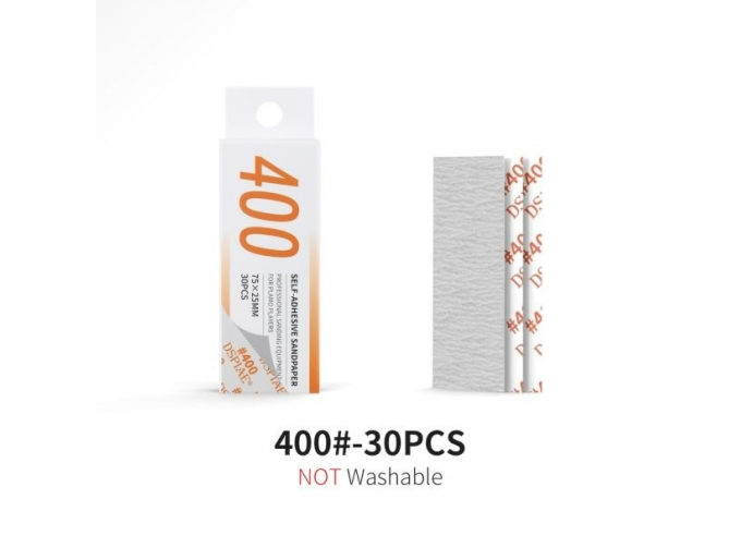 Самоклеящаяся наждачная бумага #400 (30 шт.)