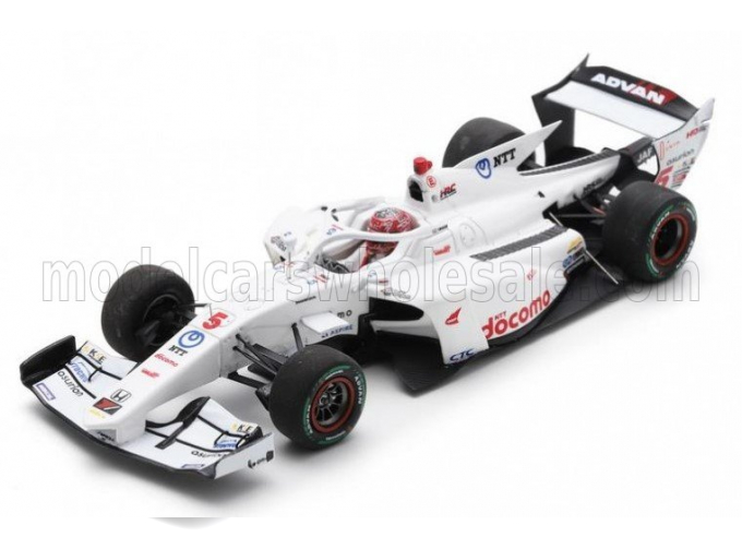DALLARA Sf23 Hr-417-e M-tec Team Dandelion Racing №5 Super Formula Season (2024) Tadesuke Makino, White