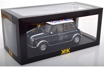 MINI Cooper LHD, dark green-metallic white Union Jack