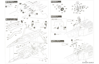 Сборная модель LOCKHEED MARTIN F-22a Raptor Airplane Military 1990