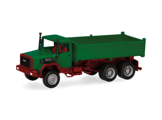 IVECO Hauber самосвал 3A, зеленый с красным