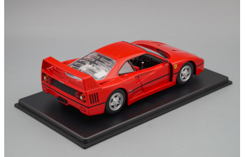 FERRARI F40 (1987) - Con Vetrina - With Showcase, red