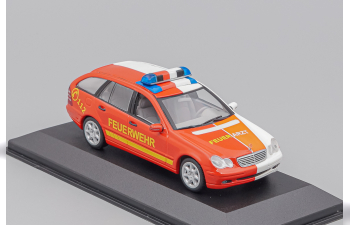 MERCEDES-BENZ C-class T-modell S203 NEF Notarzt (2001), red