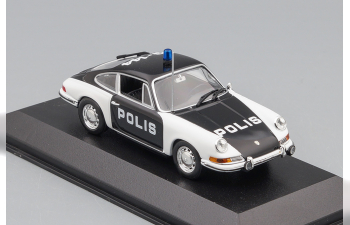 PORSCHE 911 Polis Швеция (1970), black / white