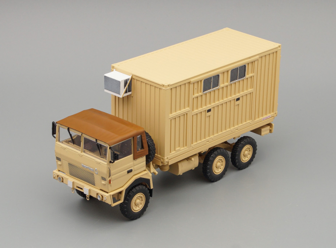 BERLIET GBD Truck 6x6 Military Postazione Mobile 1959, military sand