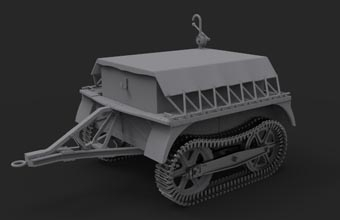 Сборная модель Universal Fuel Tank Trailer