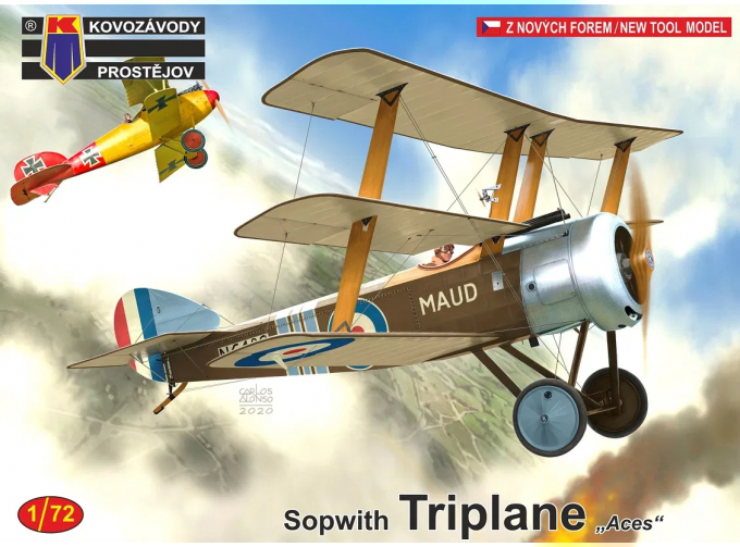 Сборная модель Самолет Sopwith Triplane „Aces“