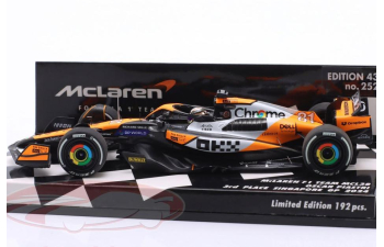 McLAREN  MCL38 №81 3rd Singapore GP Formula 1 Oscar Piastri (2024)
