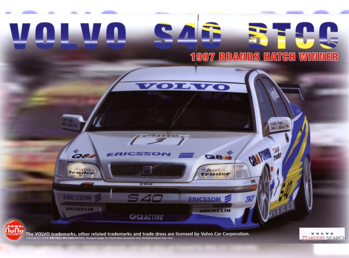 Сборная модель VOLVO S40 '97 BTCC Brands Hatch Winner