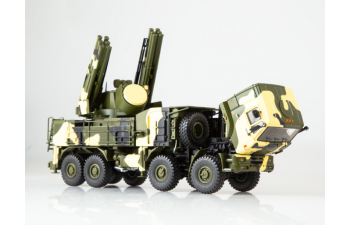 Камский грузовик 6560 ЗРПК 96К6 (Панцирь-С1) камуфляж Пустыня