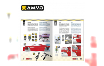 Книга SOLUTION BOOK 24 - Как красить и покрывать лаком масштабные автомобили (многоязычная) / How to Paint and Lacquer scale cars (Multilingual Book)