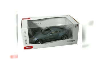 ASTON MARTIN One-77 (2009), blue grey-metallic