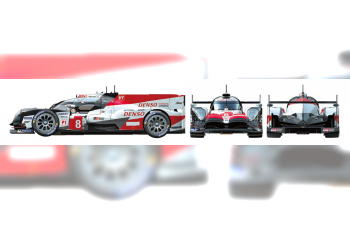 Сборная модель TOYOTA GAZOO RACING TS050