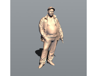 Фигура Бандит Ильюша (масштаб 1:24, окрашенная)