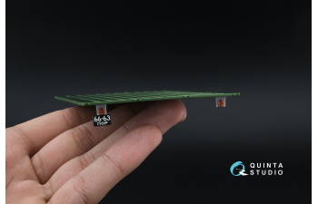 3D Декаль интерьера кабины КрАЗ-255Б (Roden) (с 3D-печатными деталями)