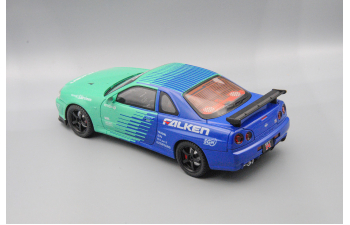 NISSAN Skyline GT-R, зелёный, 26 см.