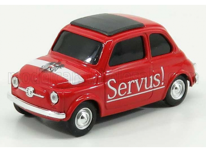 FIAT 500 Brums Austria Servus - Griab Di ! 2018, Red