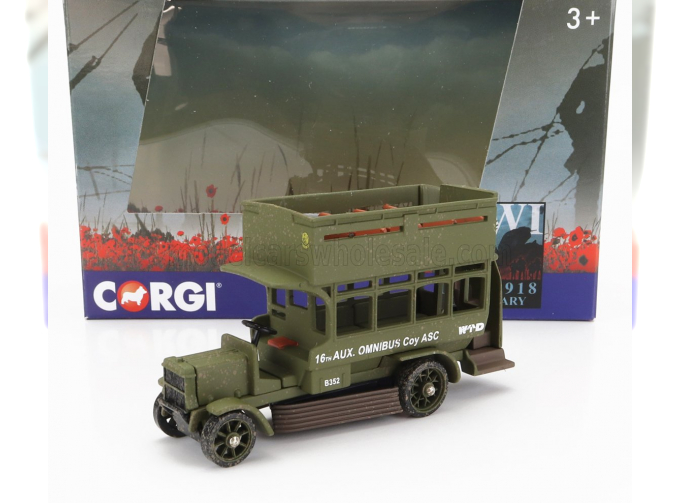 AEC Type B Old Bil Military Bus (1914), Military Green