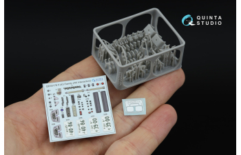 3D Декаль интерьера кабины Toyota FJ43 Land Cruiser series (AK Interactive) (с 3D-печатными деталями)