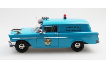 CHEVROLET 150 panel van police (1956), blue