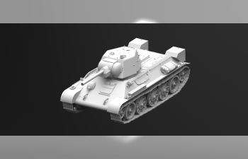 Сборная модель Советский средний танк II МВ T-34/76 (производство начала 1943 г.)