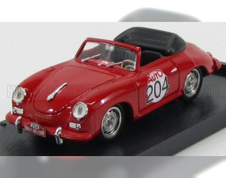 PORSCHE 356 Spider N204 Rally Modelli Auto, red