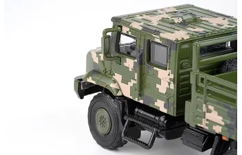 FAW Jiefang MV3 Military Truck, green / yellow camouflage