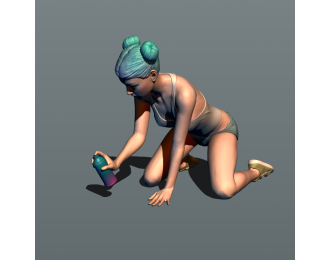 Фигура Граффити 7 (масштаб 1:24), окрашенная