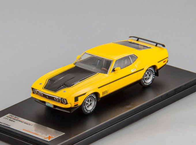 FORD Mustang Mach 1 (1971), yellow / black