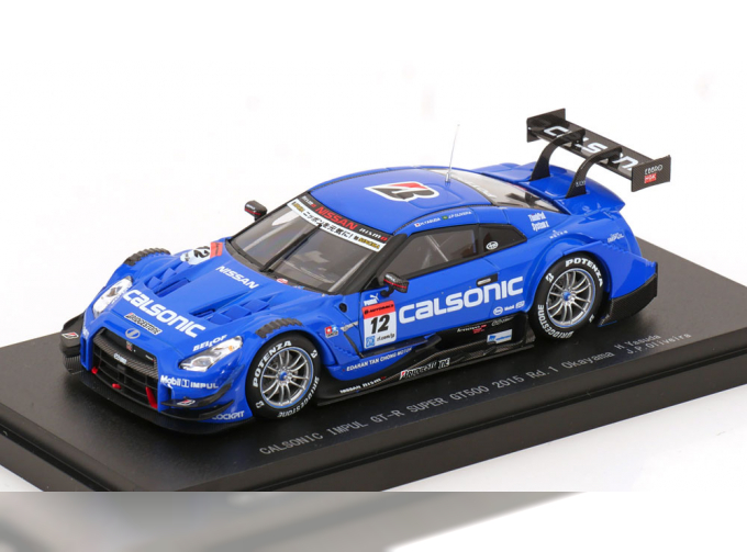 NISSAN GT-R No 12 Super GT500 Okayama, Yasuda/Oliveira (2015), Calsonic