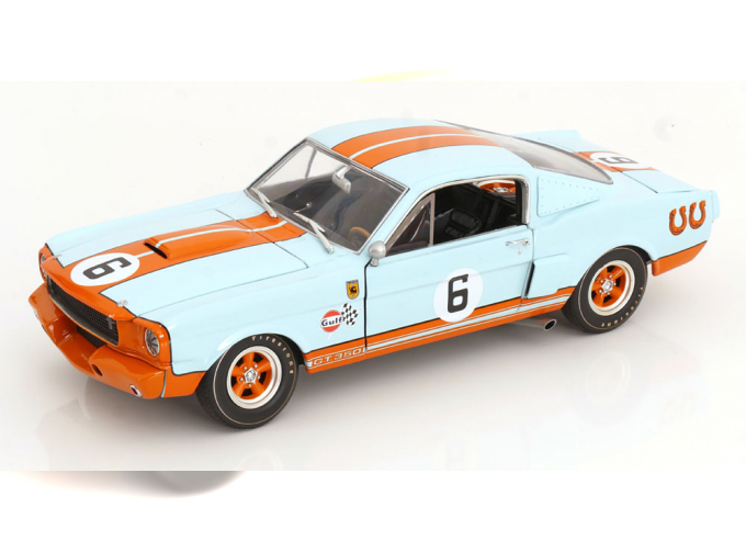 SHELBY GT350R Gulf Racing Tribute (1965), light blue / orange